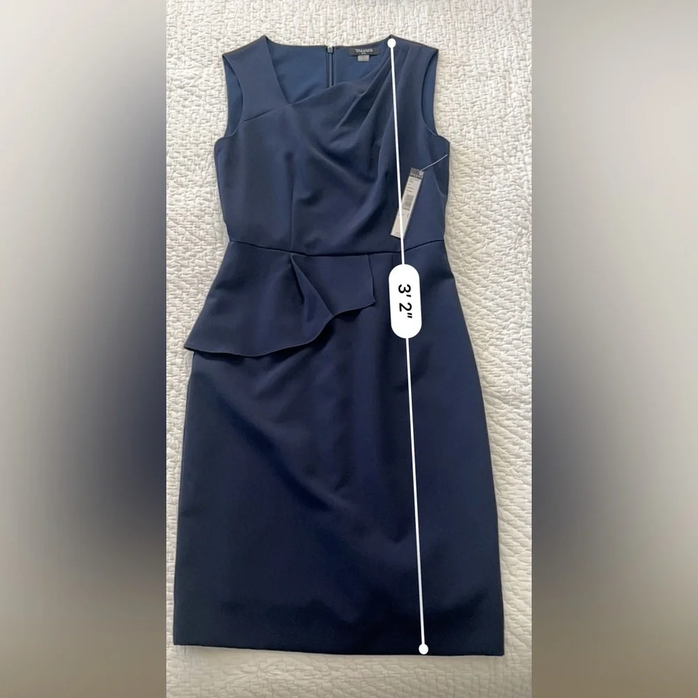 Tahari navy dress - NWT - Picture 6 of 8
